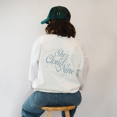 She's On Cloud 9 Crewneck Sweatshirt